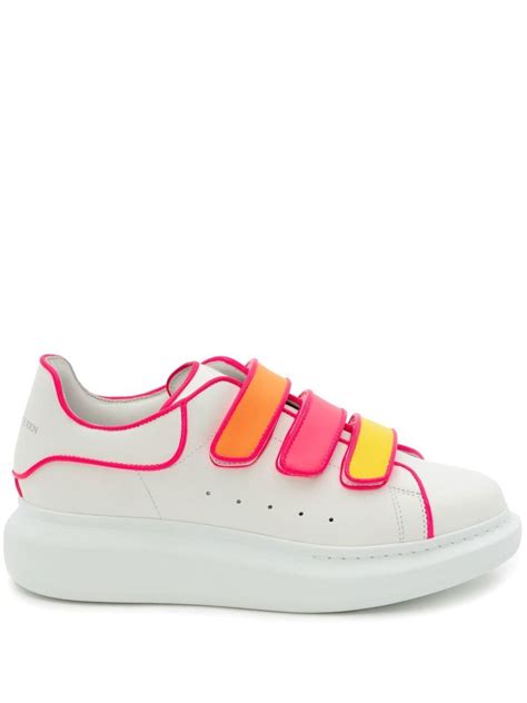 alexander mcqueen triple strap sneakers